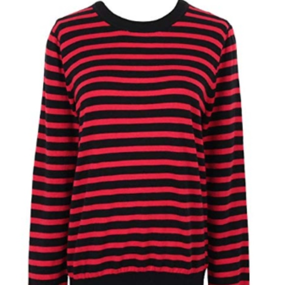 Black and Red Striped Sweater - Picture 1 of 4